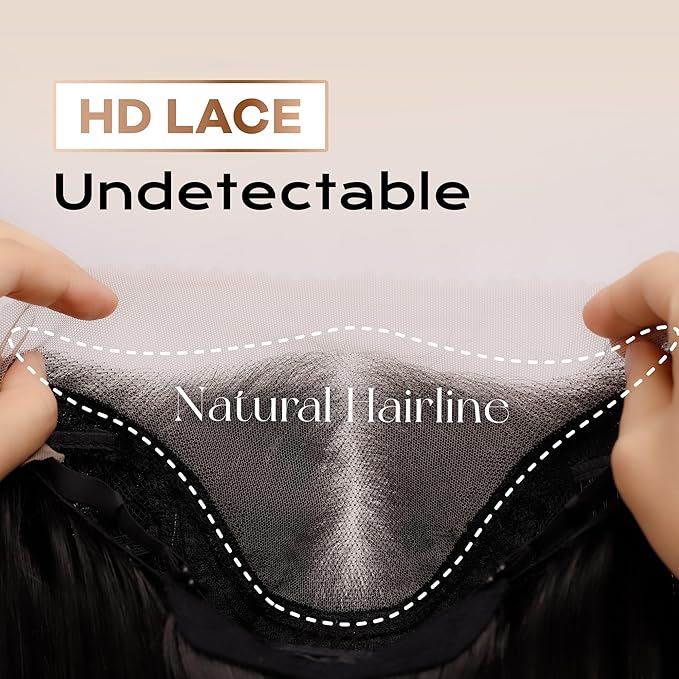 13*4 Chocolate Brown Front Lace Wig 32" Long Straight Synthetic Hair By Zebaish | Zebaish Wigs & Extensions