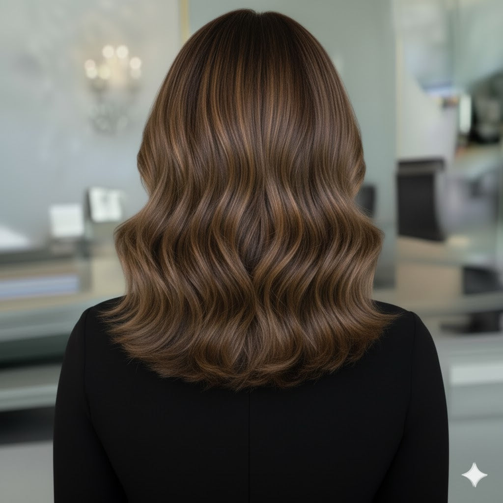 ZEBAISH CHOCOLATE BROWN BALAYAGE WIG