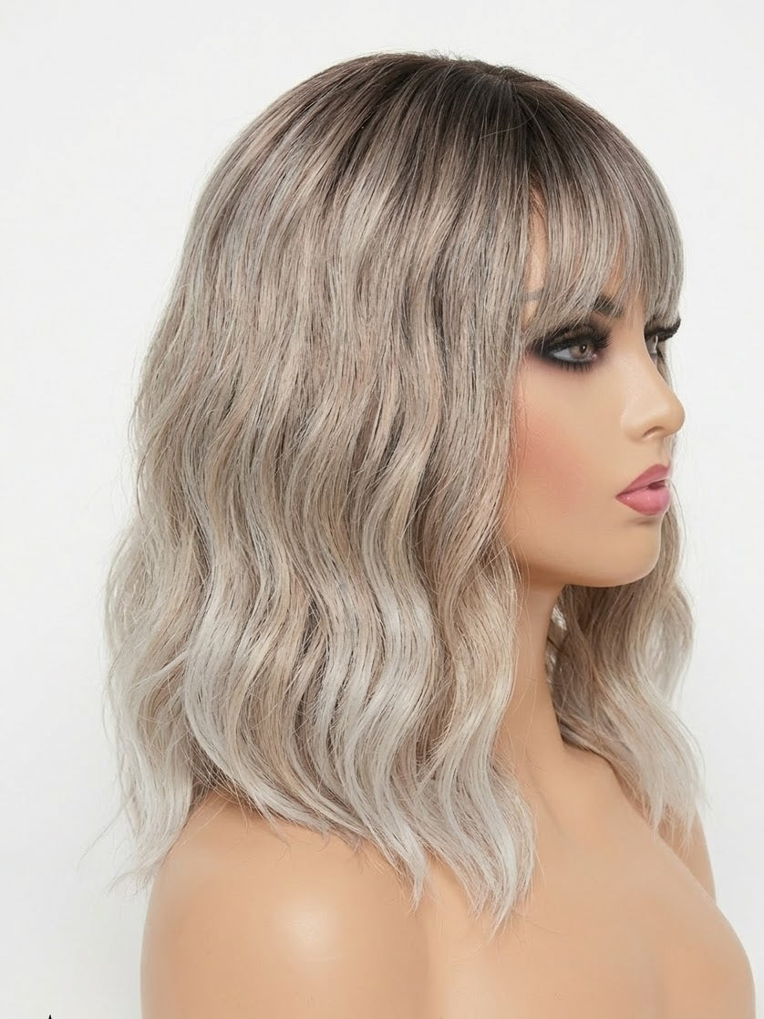 ZEBAISH ASH BROWN BALAYAGE WIG | Zebaish Wigs & Extensions