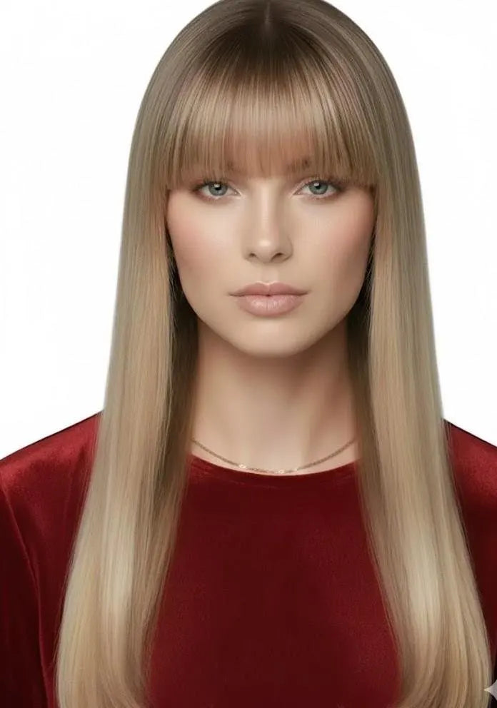 Beige Blonde Balayage 3 Clips Topper 20 Inches Long(7704) Hair Topper With  3 Clips, Volumizing Piece | Zebaish Wigs & Extensions