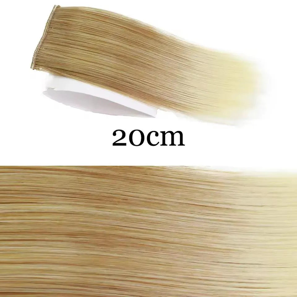 2 Clips Invisible Hair Pad 8 Inches long | Zebaish Wigs & Extensions