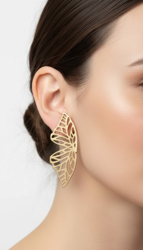 Butter fly Ear Tops | Earing | Studs | Zebaish Wigs & Extensions