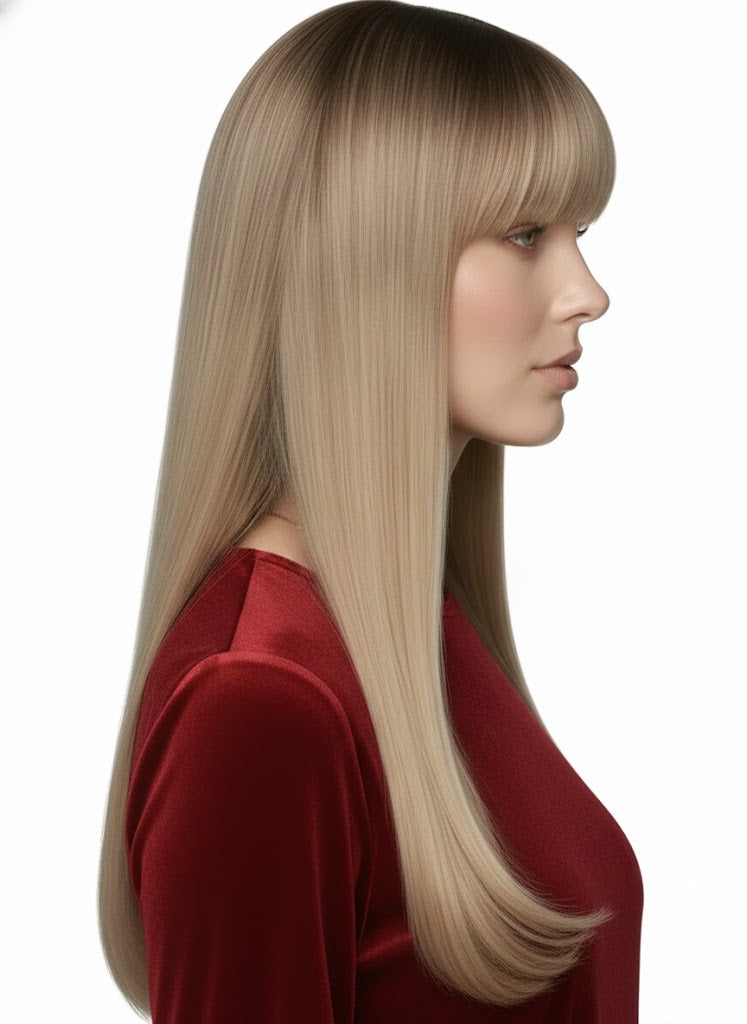 Beige Blonde Balayage 3 Clips Topper 20 Inches Long(7704) Hair Topper With  3 Clips, Volumizing Piece | Zebaish Wigs & Extensions