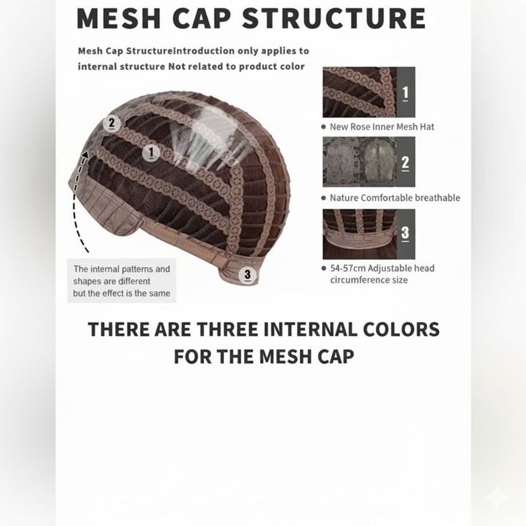 Honey Blonde 16" Long Bob Wavy Wig For Women Synthetic Hair | Zebaish Wigs & Extensions