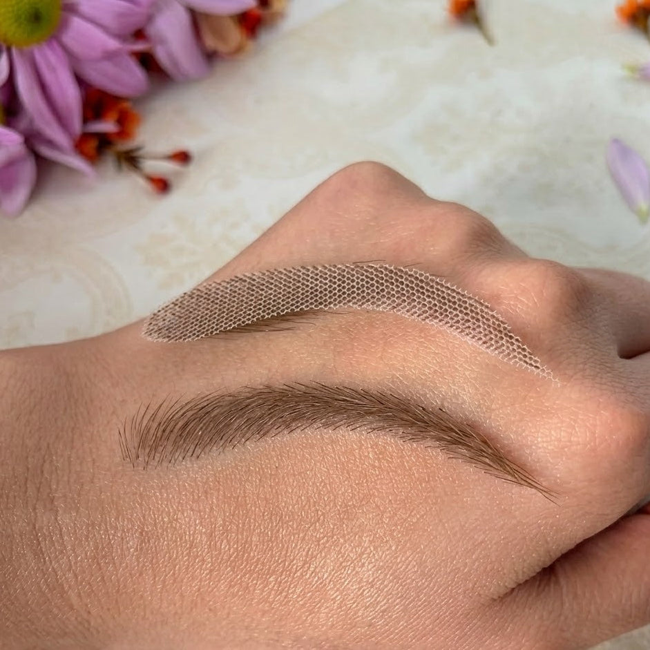 Real Hair Eyebrow Lace Based Waterproof Handmade Crocheted Human Hair Eyebrow Extensions for Women/Men | Zebaish Wigs & Extensions